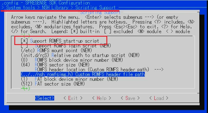 tutorial autostart menuconfig1