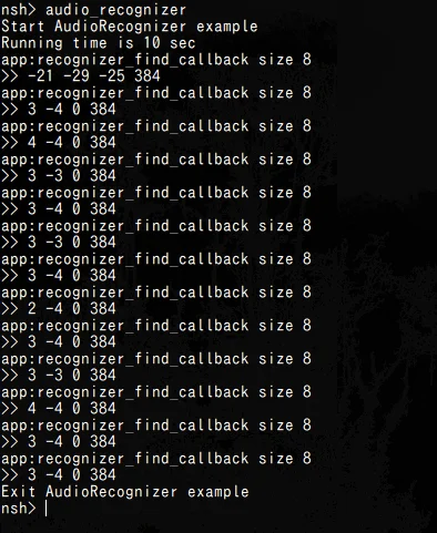 tutorial recognizer log