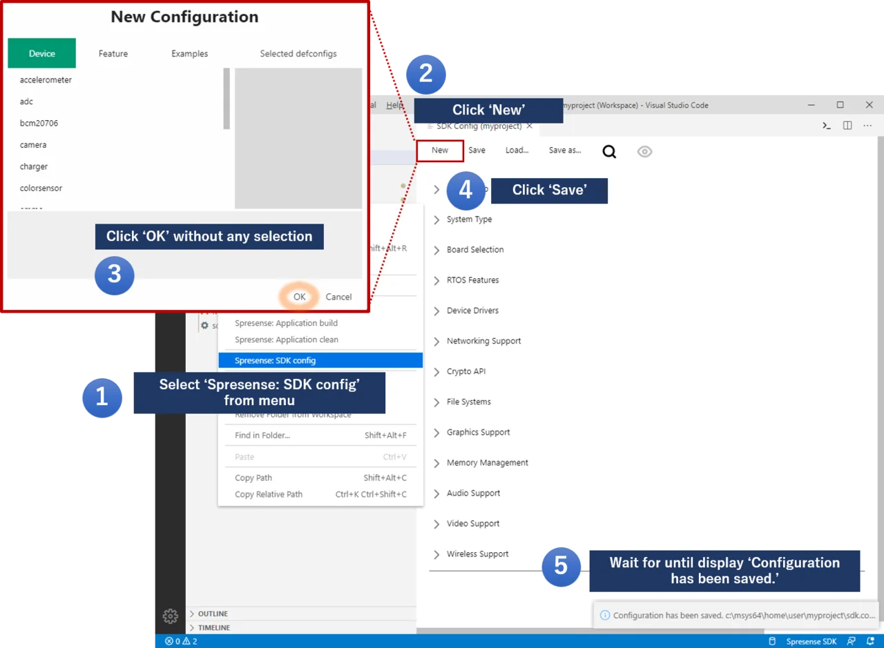 vscode sdk config en